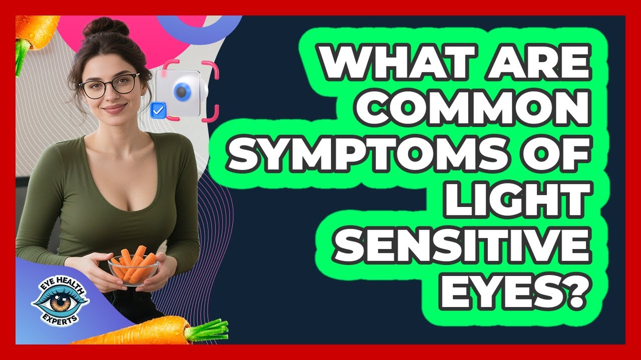 What Are Common Symptoms Of Light Sensitive Eyes?