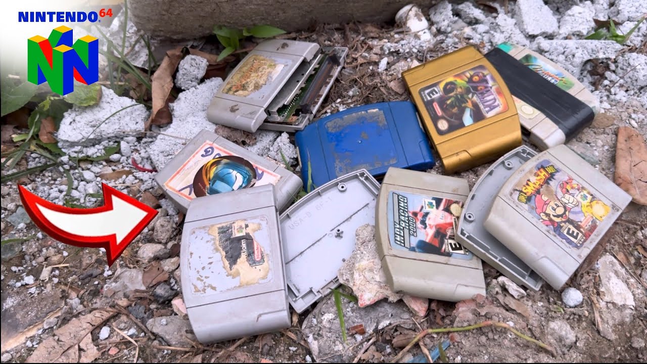 BORA RESTAURAR ? Jogos Nintendo 64 do Lixão !