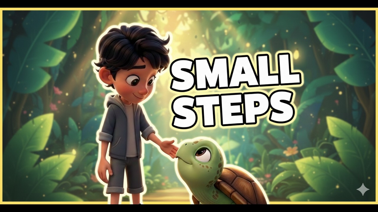 ⭐ The Boy and the Turtle 🐢 | A Short Story About Slow Progress