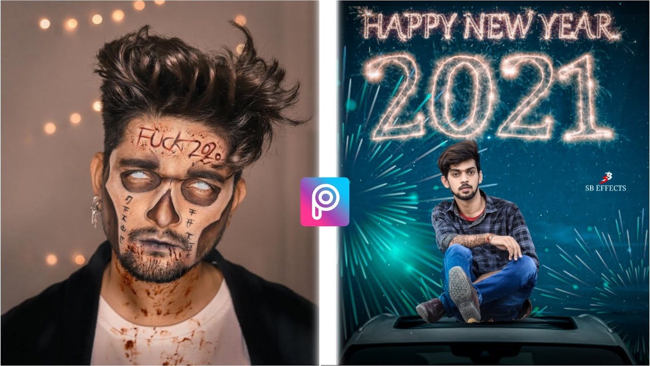 Happy New year photo editing 2021 || New Year Editing concept 2021