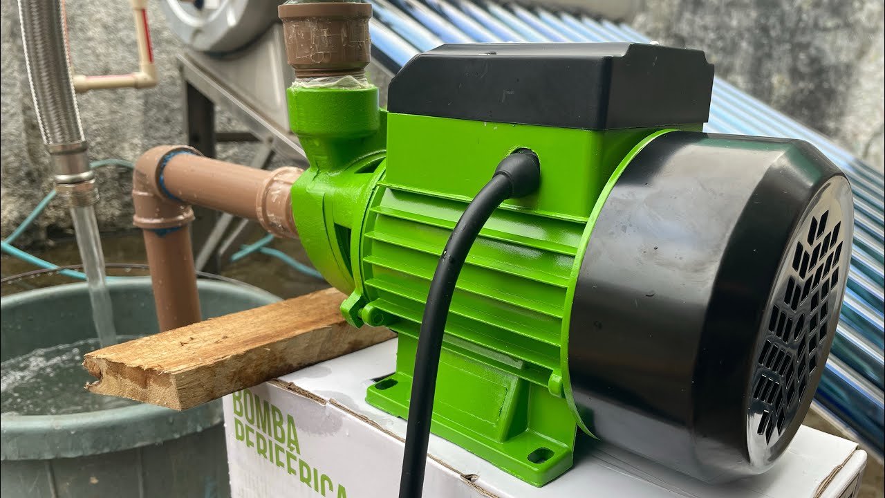 Teste prático da BOMBA PERIFÉRICA da Eurobombas 