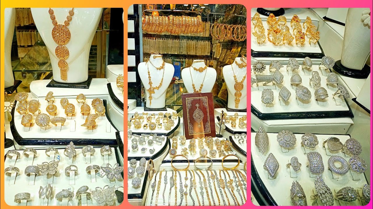 الذهب الصيني في حاره اليهود غوايش وسلاسل وخواتم جمله وقطاع والاسعار مفاجاه 😱😱😱😲😲