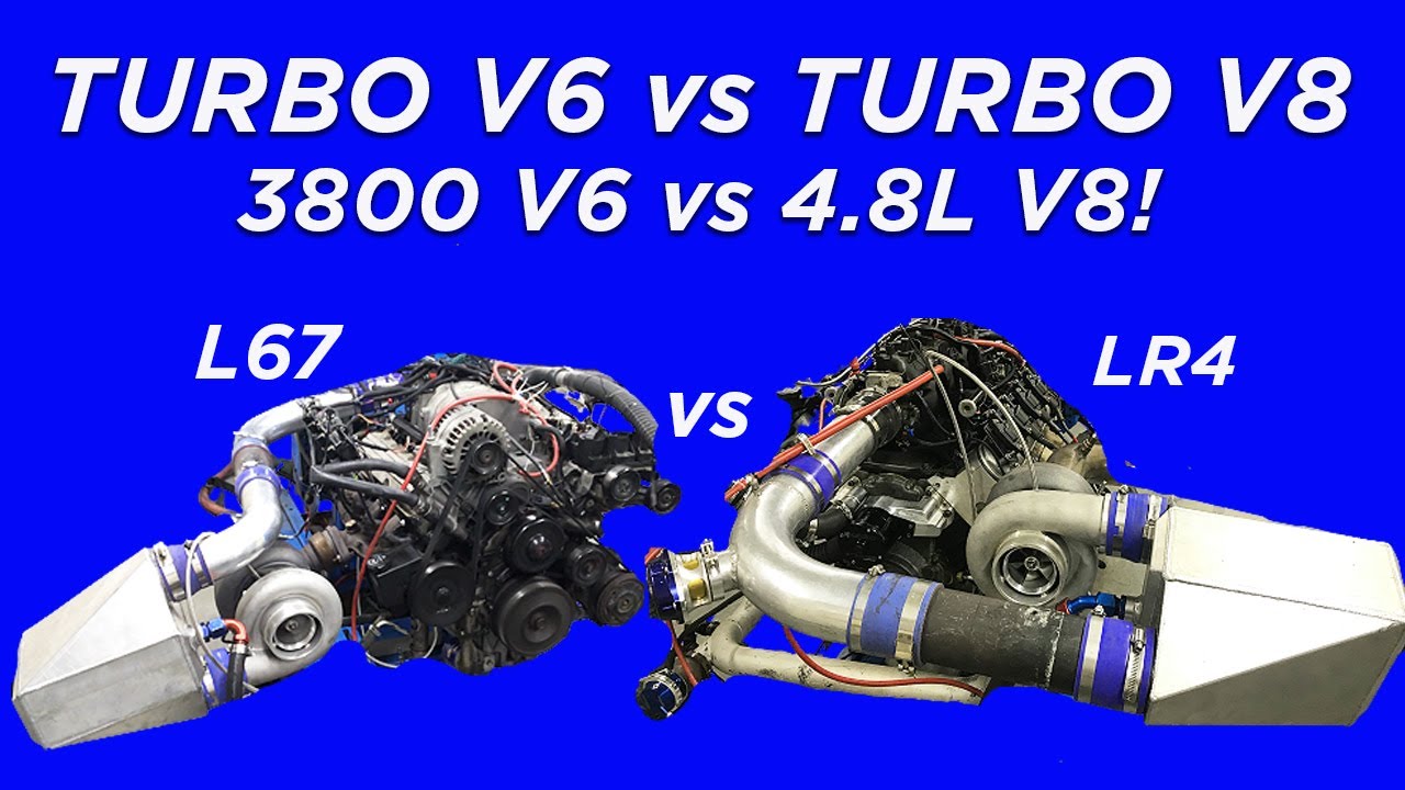 JUNKYARD TURBO 3.8L V6 VS 4.8L V8-L67 VS LR4, HOW TO MAKE 600+ HP- TURBO 3800 V6 & A TURBO 4.8L V8?