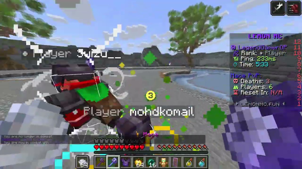 Learning Mace PVP in Minecraft Part 4