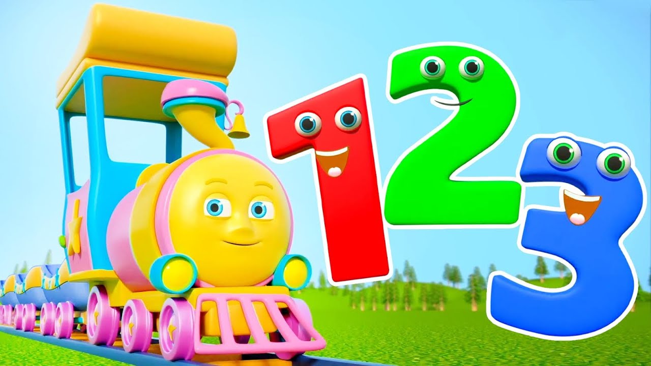 Numbers Song, Learning Videos And Kids Songs by Huffy Puffy Train