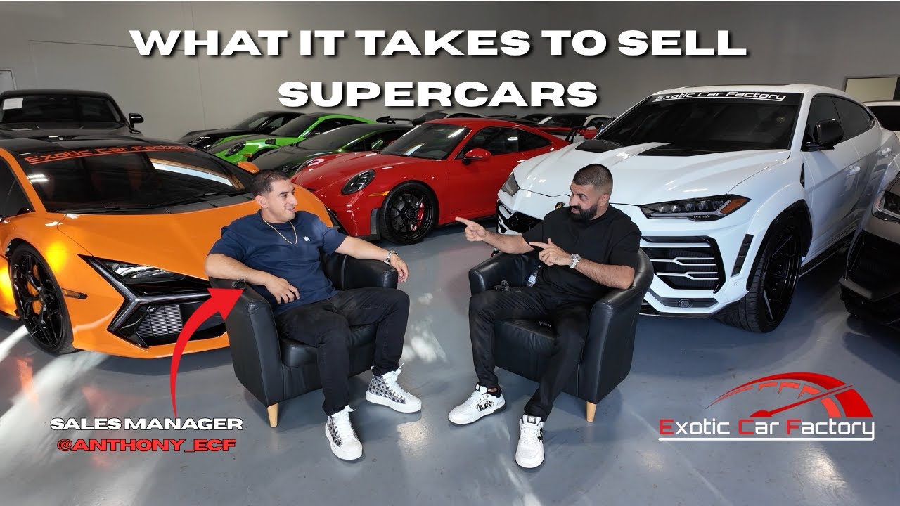 Inside the Mind of an Exotic Car Sales Manager | The Business of Selling Supercars