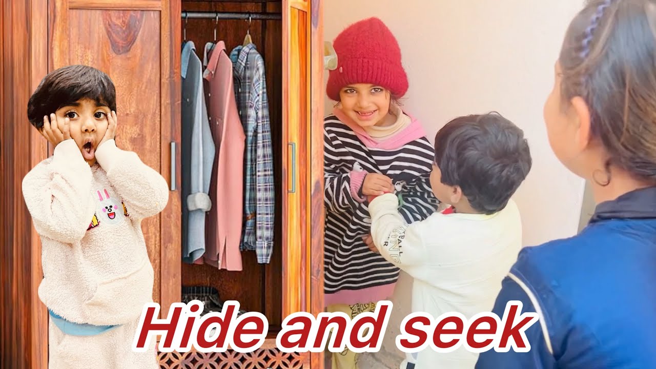 Hide & seek game challenge😎kahan gai sunny ki friend🤪Sunny or cousins ki chupan chupa