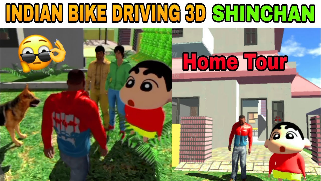 Shinchan home tour frinkly indian Bike 😱