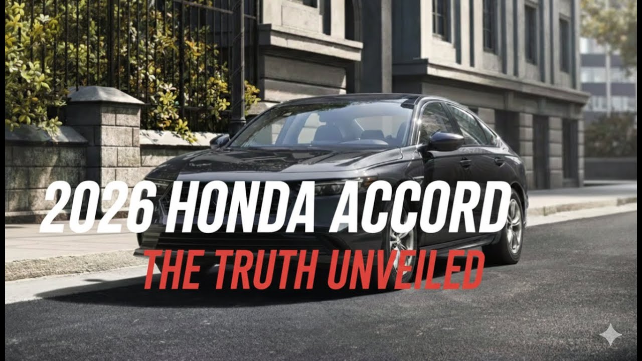 2026 Honda Accord: What Honda Isn't Telling You About the 2026 Accord.