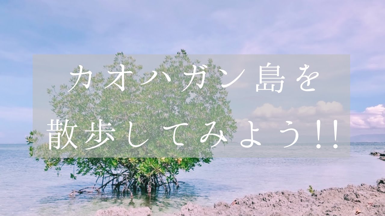 フィリピンの夏！エメラルドグリーンの海に囲まれた島 | フィリピン カオハガン島 | Caohagan Island, Cebu, Philippines