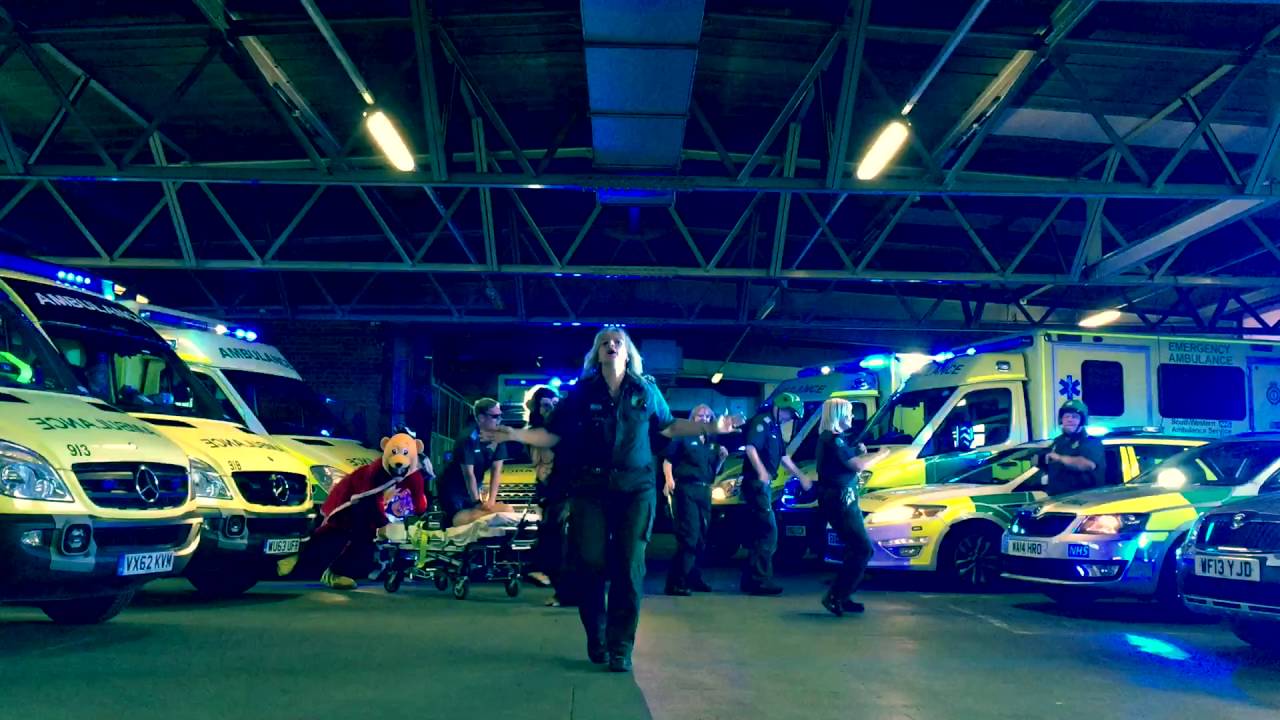Swindon Ambulance running man