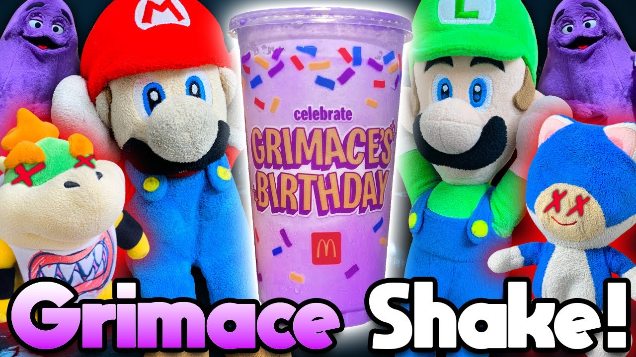 Paper Mario Bros - The Grimace Shake!