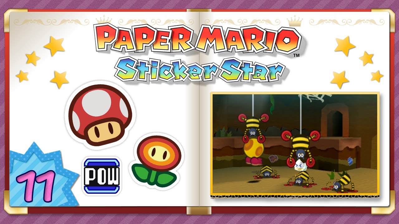 Let's Play FR HD Facecam Paper Mario: Sticker Star - Le repaire des Arayés