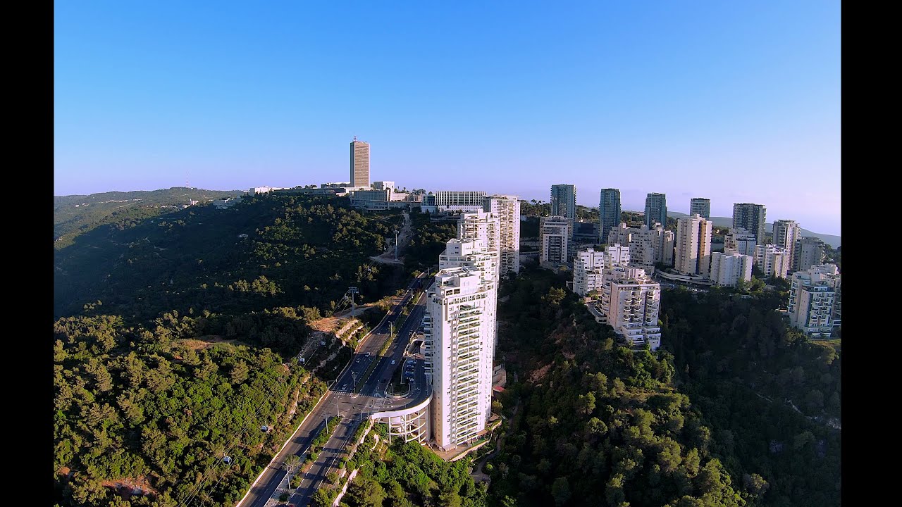 Haifa View🌄 & new Cable car🚡🚡🚡  flying FPV🚁🎥
