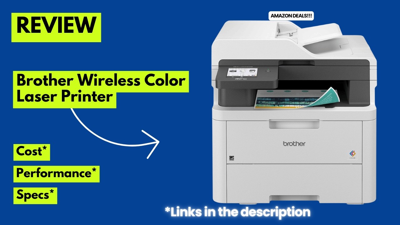Brother MFC-L3720CDW Review 2026 | Best Wireless Color Laser Printer for Small Business?