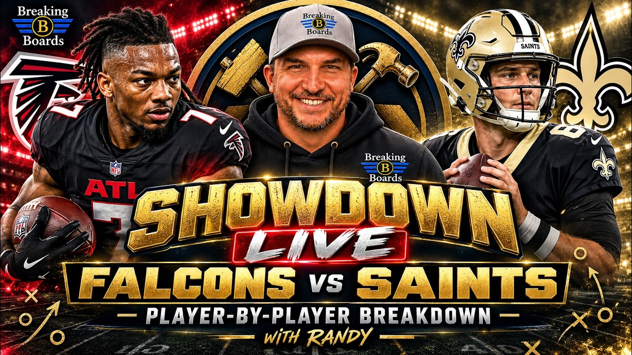 Falcons vs Saints NFL DFS Showdown LIVE | Player-by-Player Breakdown & DraftKings Strategy