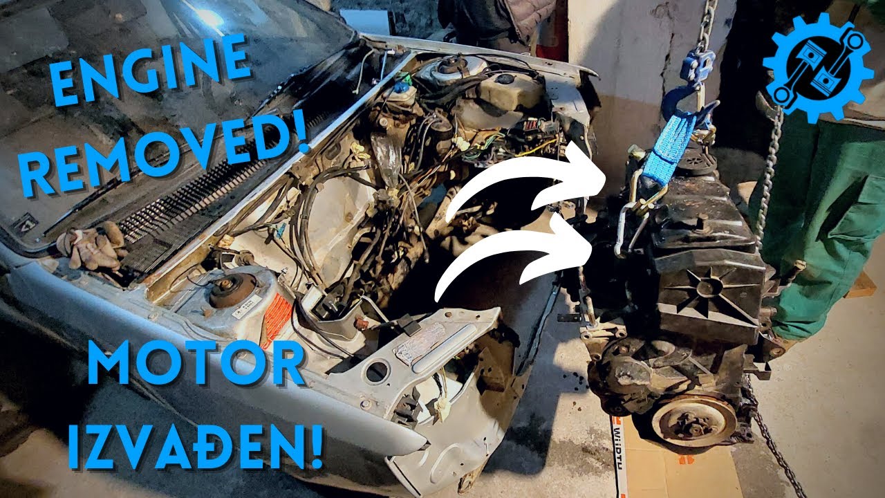 IZVADILI SMO MOTOR! | THE ENGINE IS REMOVED!