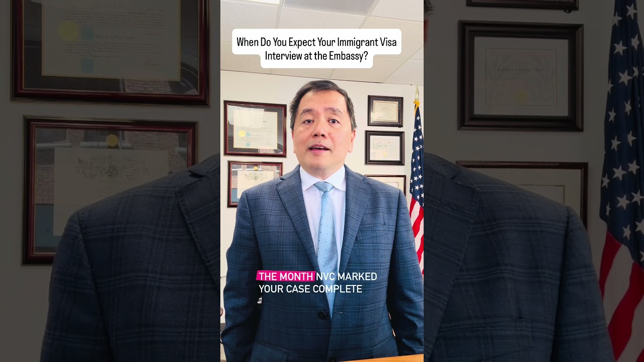 Q&A When is my #Immigrant #Visa Interview at the #Embassy? #immigrationlaw #immigrationlawyer