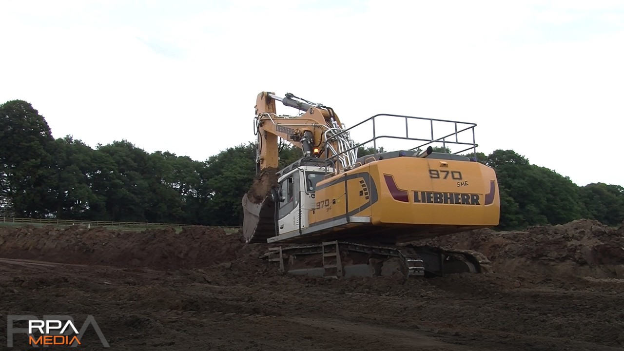 Liebherr R956 and R970 excavators
