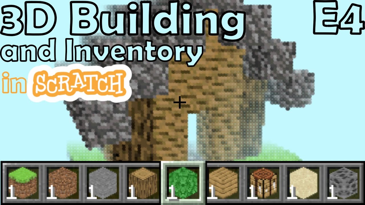 Minecraft in Scratch E4 | Building and Inventory