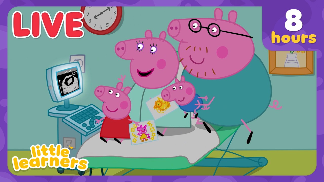 🔴 LIVE! Peppa Pig Learns About Life With Baby EVIE! 🍼🐷 | Peppa Pig Tales Full Episodes
