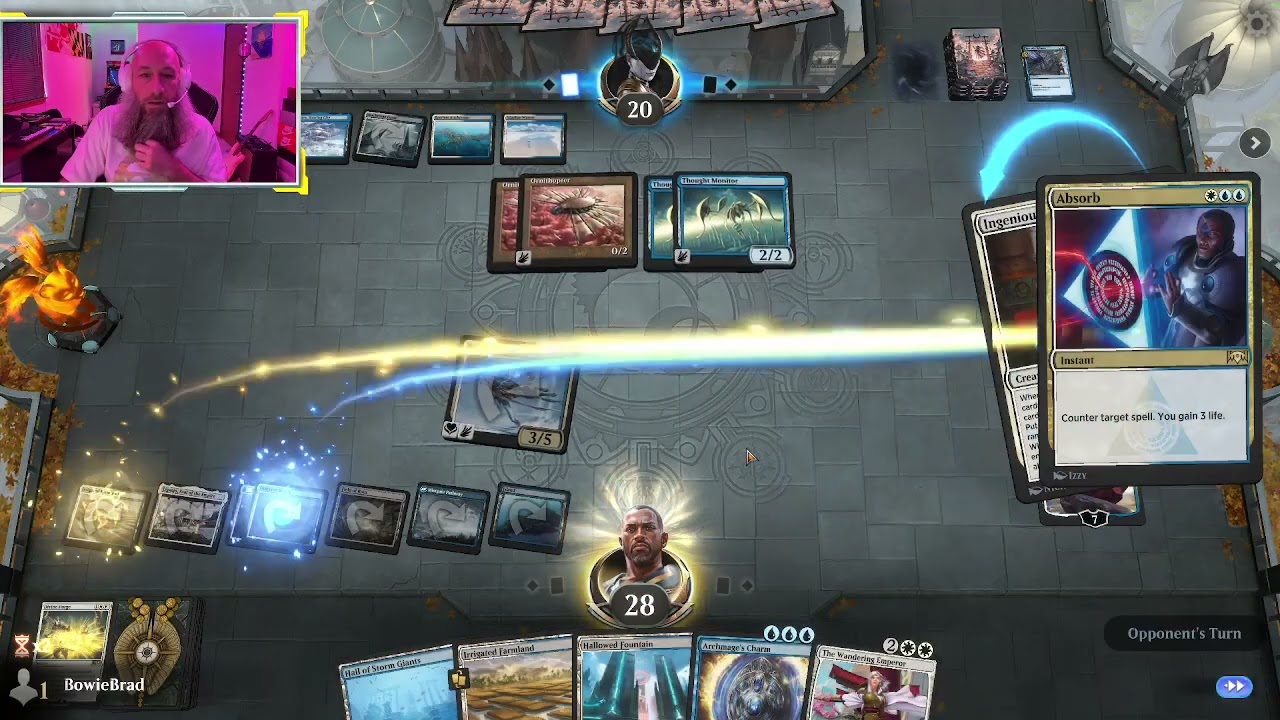 MTG Arena Historic UW Control vs. Affinity