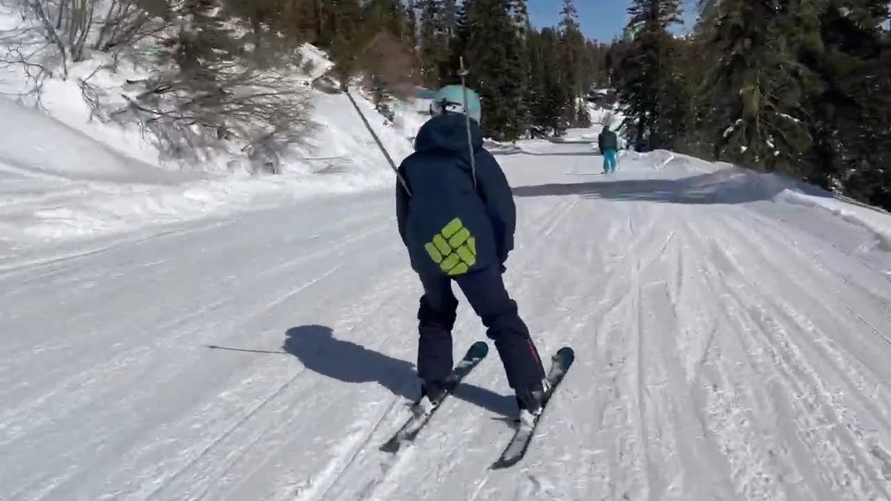 96 inches of new snow this week at Donner Ski Ranch. 22 Feb 2026. The snow was packed powder.