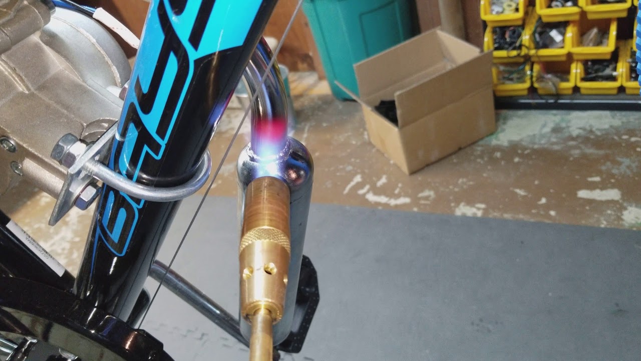 How to heat and bend your muffler on your 80cc motorized bicycle