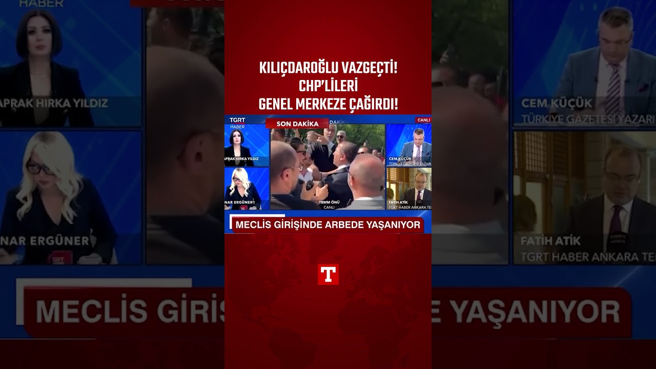 Kılı&ccedil;daroğlu Vazge&ccedil;ti! CHP'lileri Genel Merkeze &Ccedil;ağırdı! #Shorts