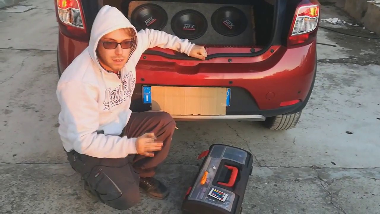 #TUTORIAL SOSTITUZIONE LUCI TARGA AD RGB DACA SADERO STEPWAY