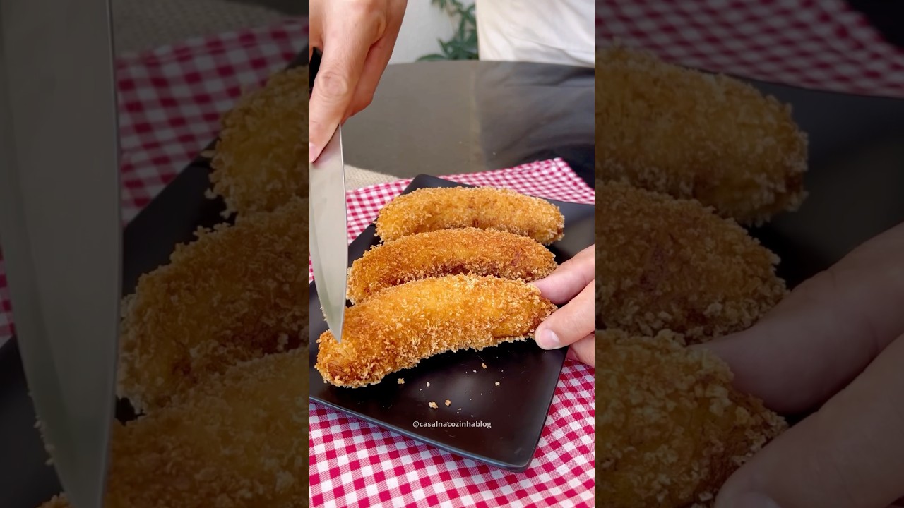 Banana frita, descubra o segredo para deix&aacute;-la sequinha e crocante 😋