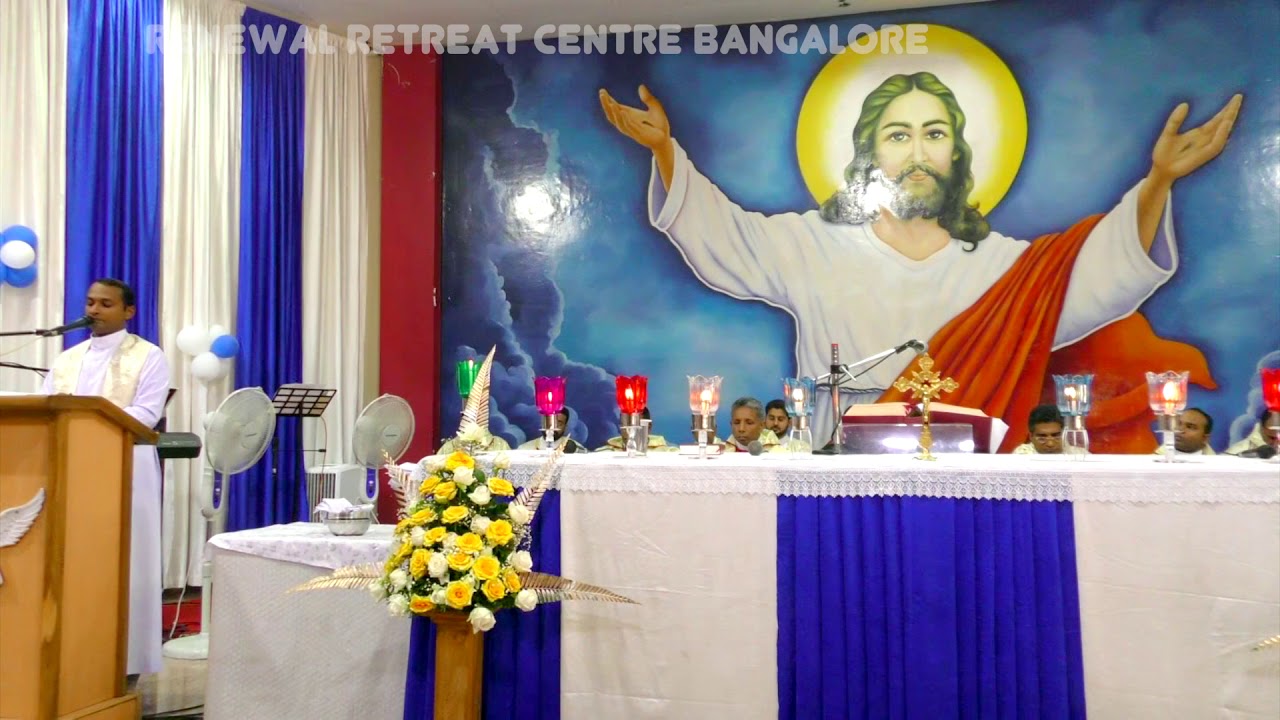 Holy Mass in RRC by Most Rev. Dr. Peter Machado Bangalore Archbishop