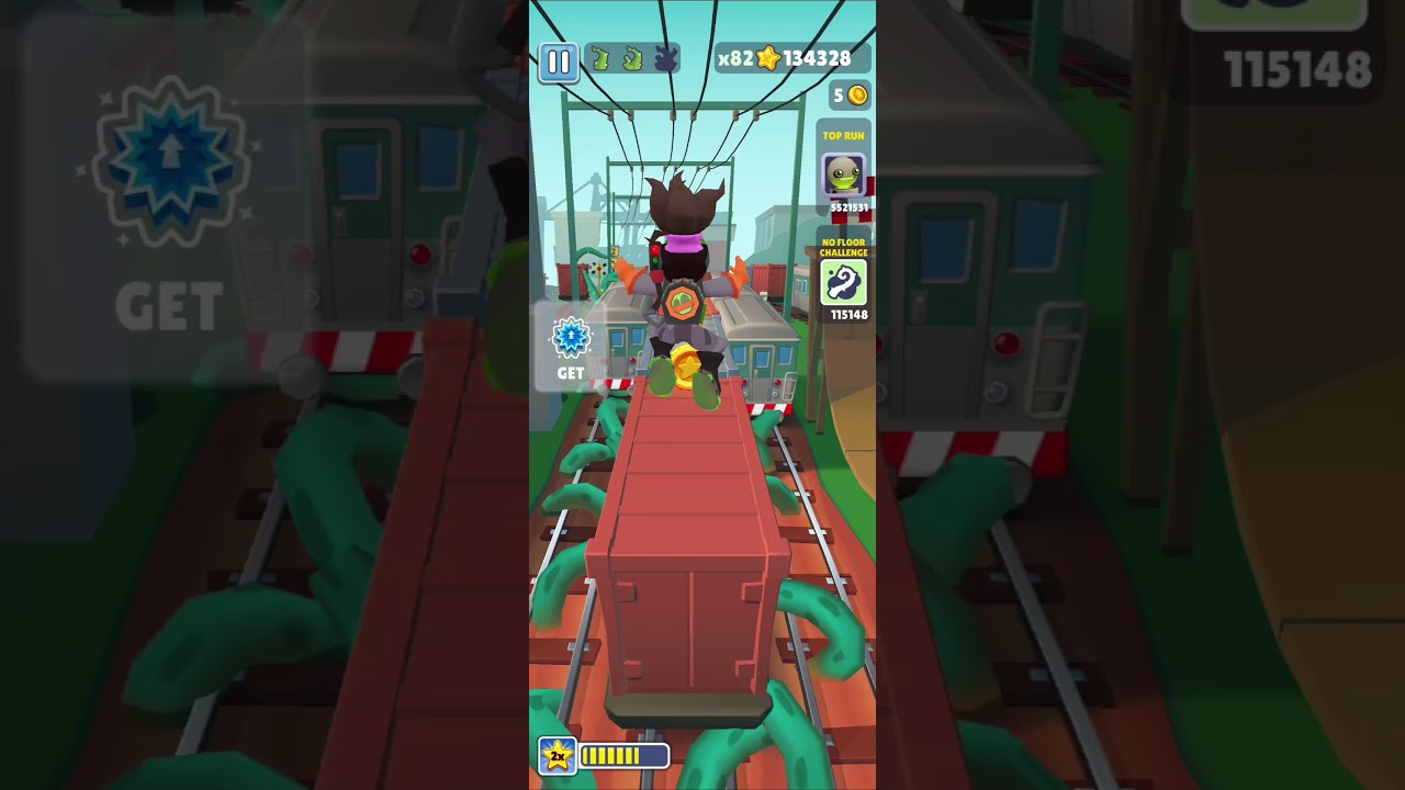 Subway Surfers 🚇🚆🚅🔥🏃 Plant way to go 