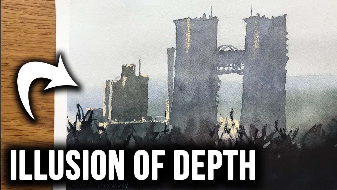 Learn to Paint the Illusion of DEPTH in Watercolor