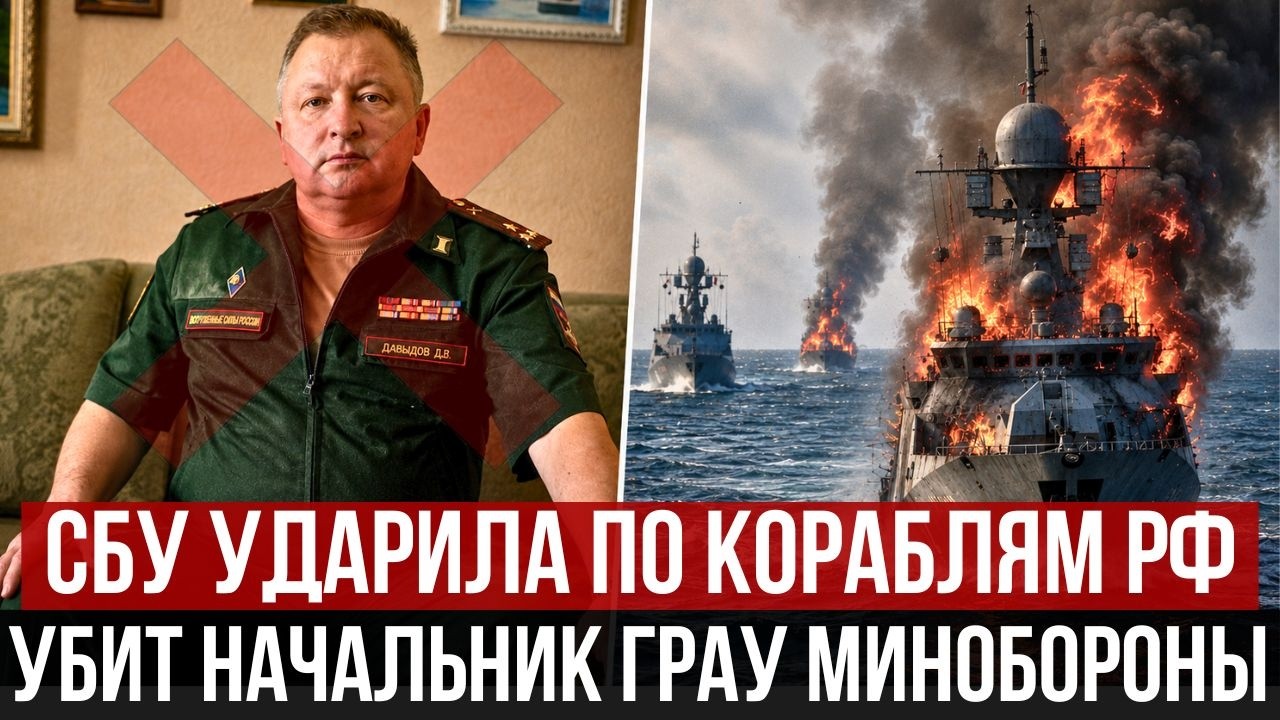 ТАЙНЫЙ УДАР ПО КОРАБЛЯМ РФ | ЛИКВИДИРОВАН НАЧАЛЬНИК ГРАУ