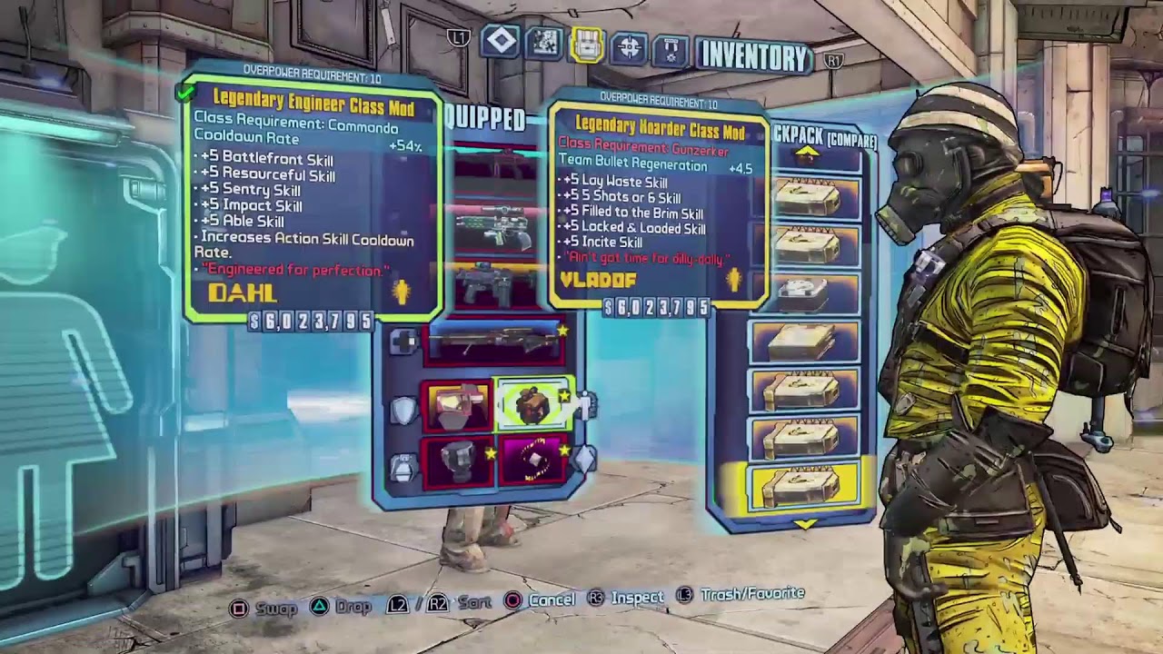 Best builds Axton extreme health gate Test gears,Wilhem  Vex