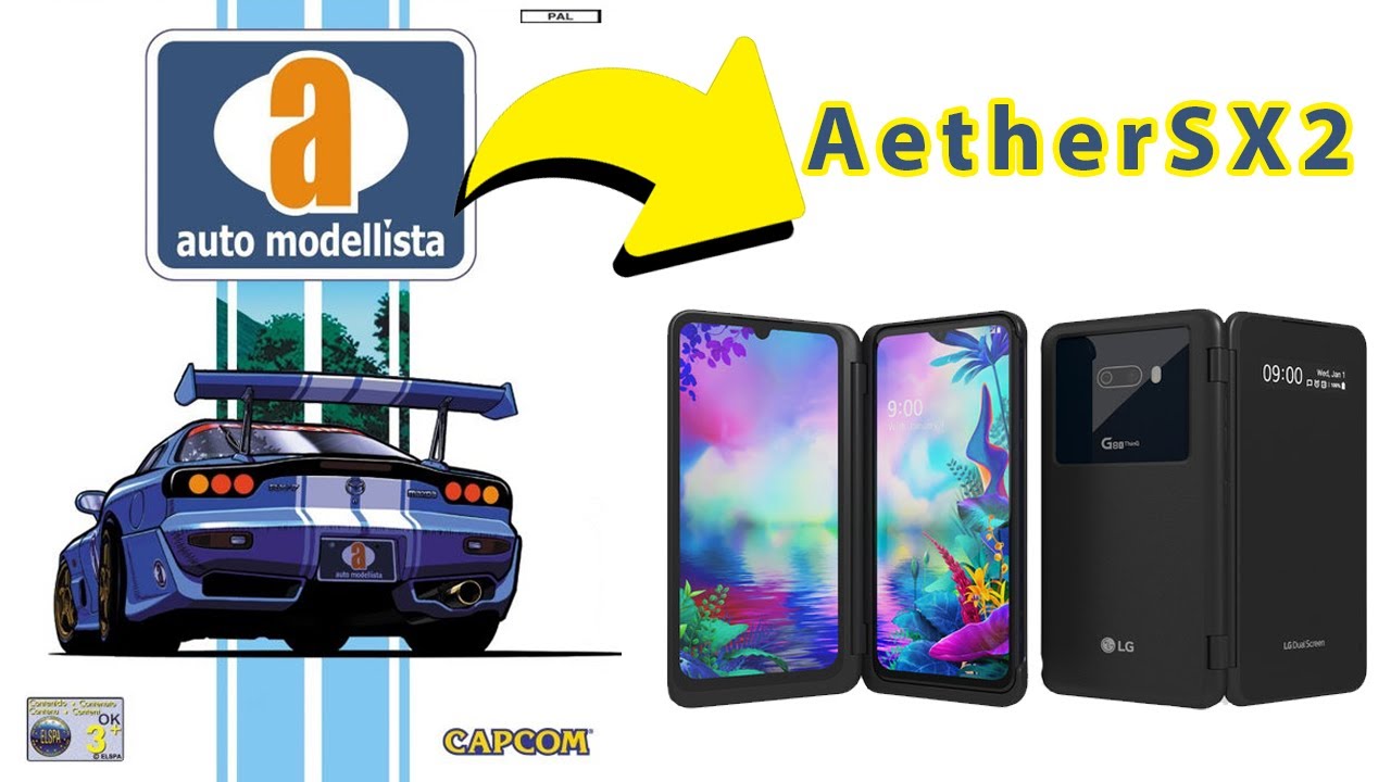 Auto Modellista PS2 tested on Android LG G8X using AetherSX2 Emulator