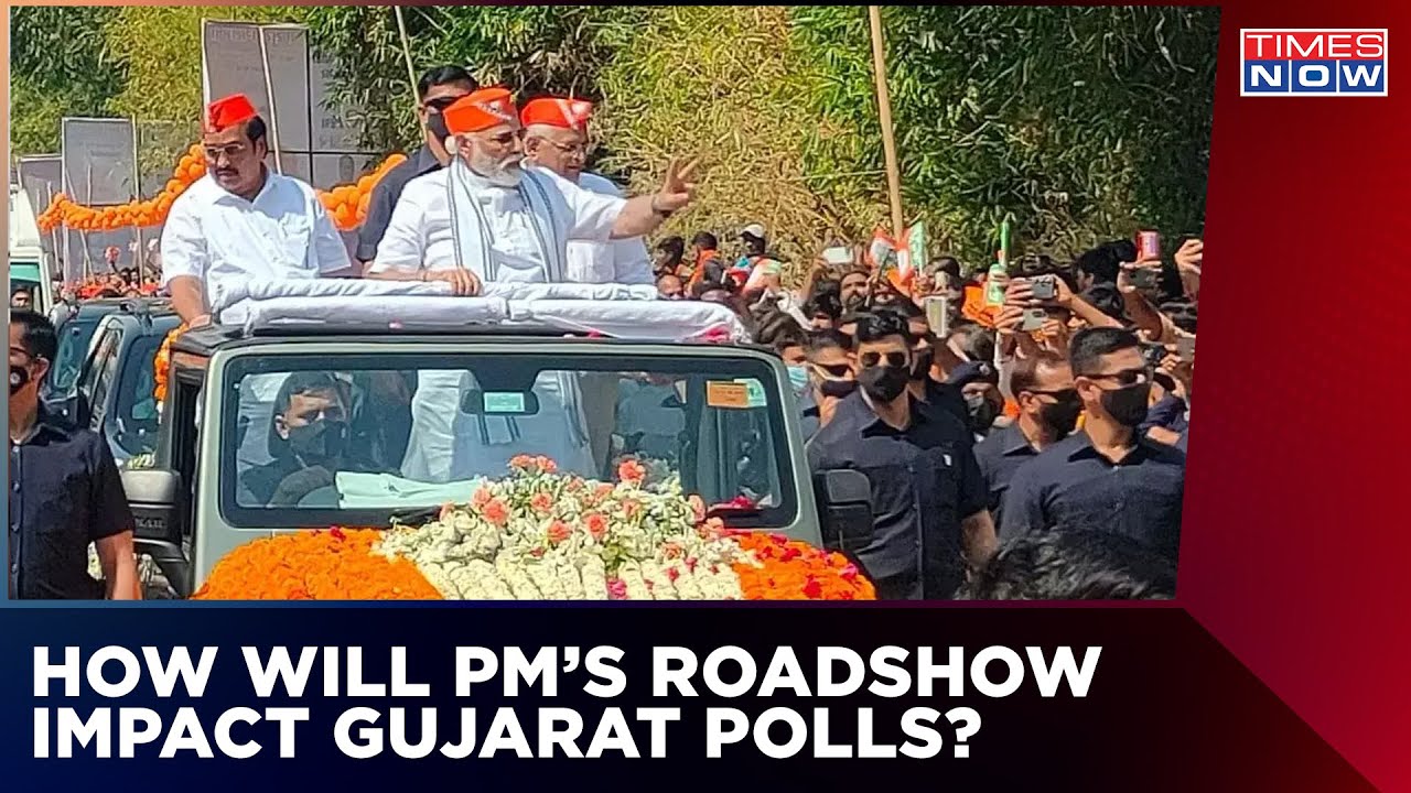 Can PM Modi's 50 KM Long Roadshow Ensure BJP's Victory In Gujarat? | English News | Times Now