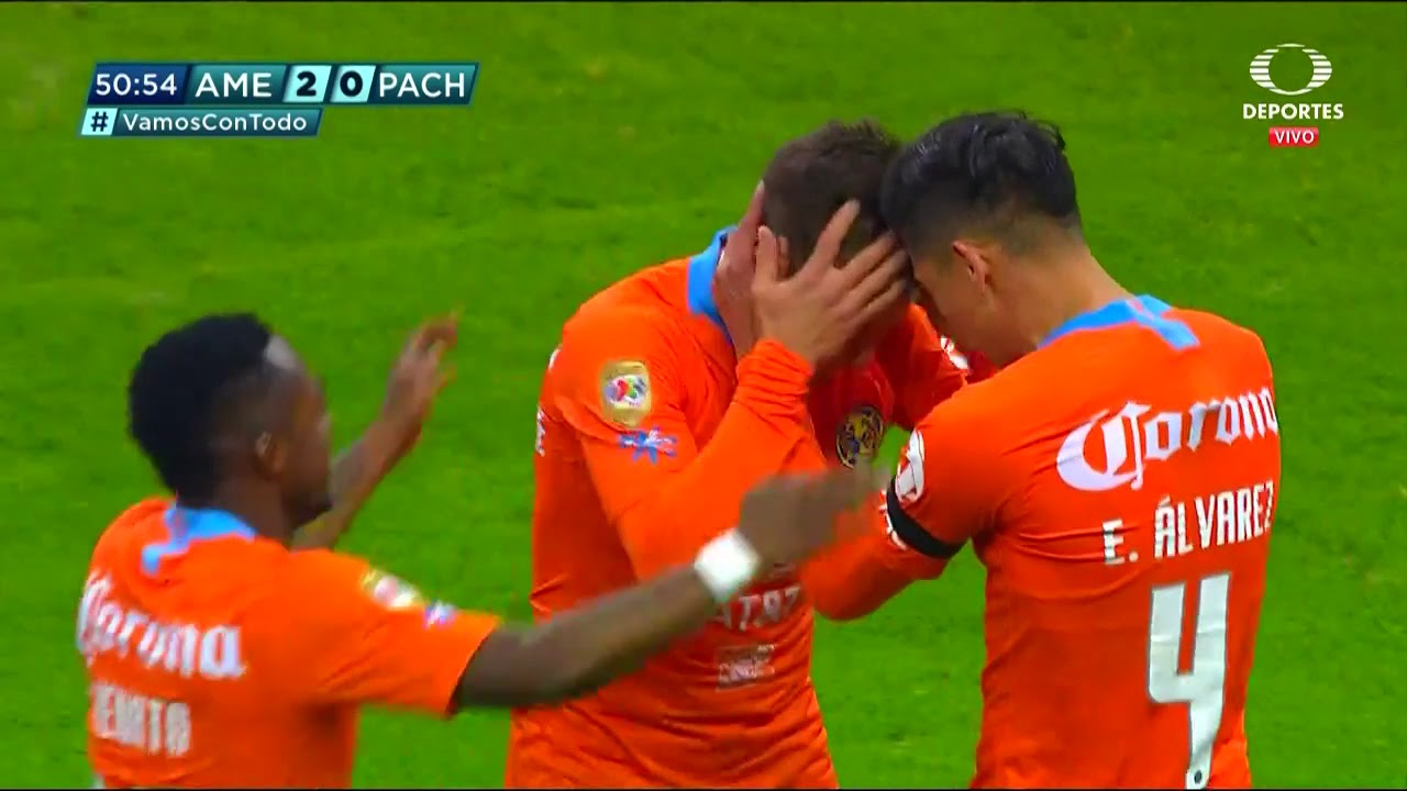 Gol de C. Insaurralde | Am&eacute;rica 3 - 0 Pachuca | Clausura 2019 - Jornada 3 | LIGA Bancomer MX