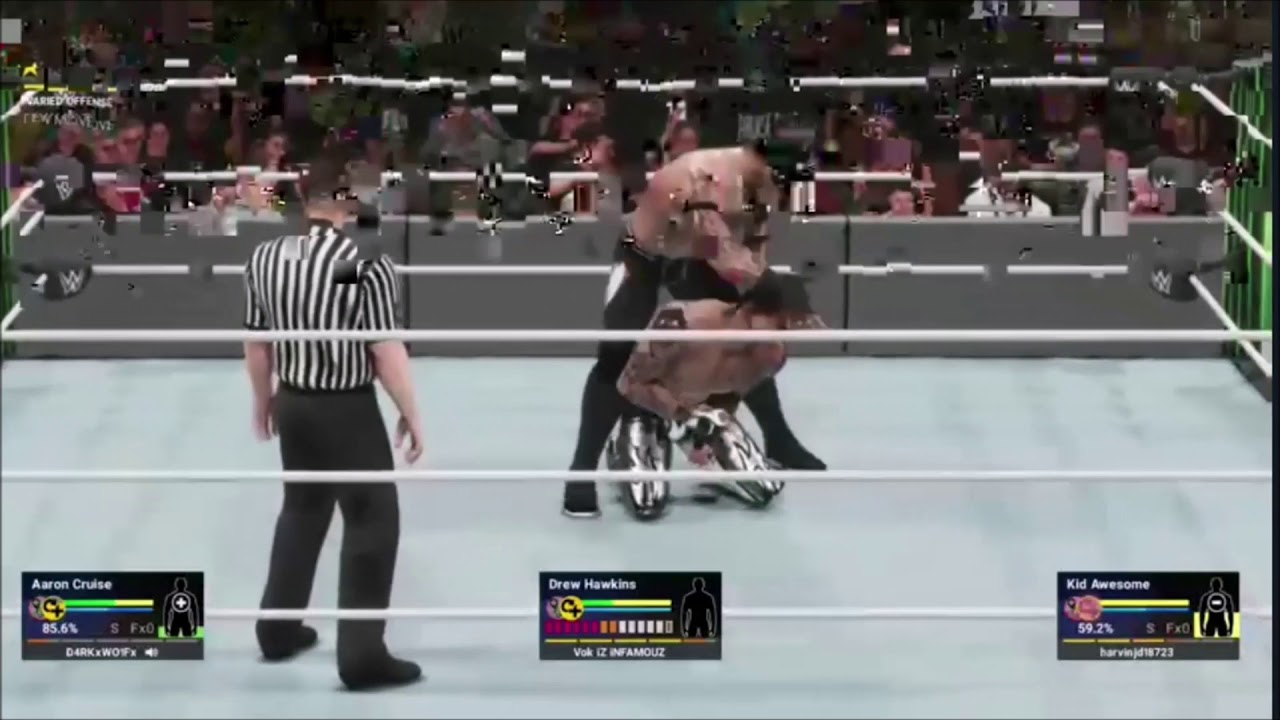 Aaron Cruise vs Drew Hawkins vs Kid Awesome ECW Redemption