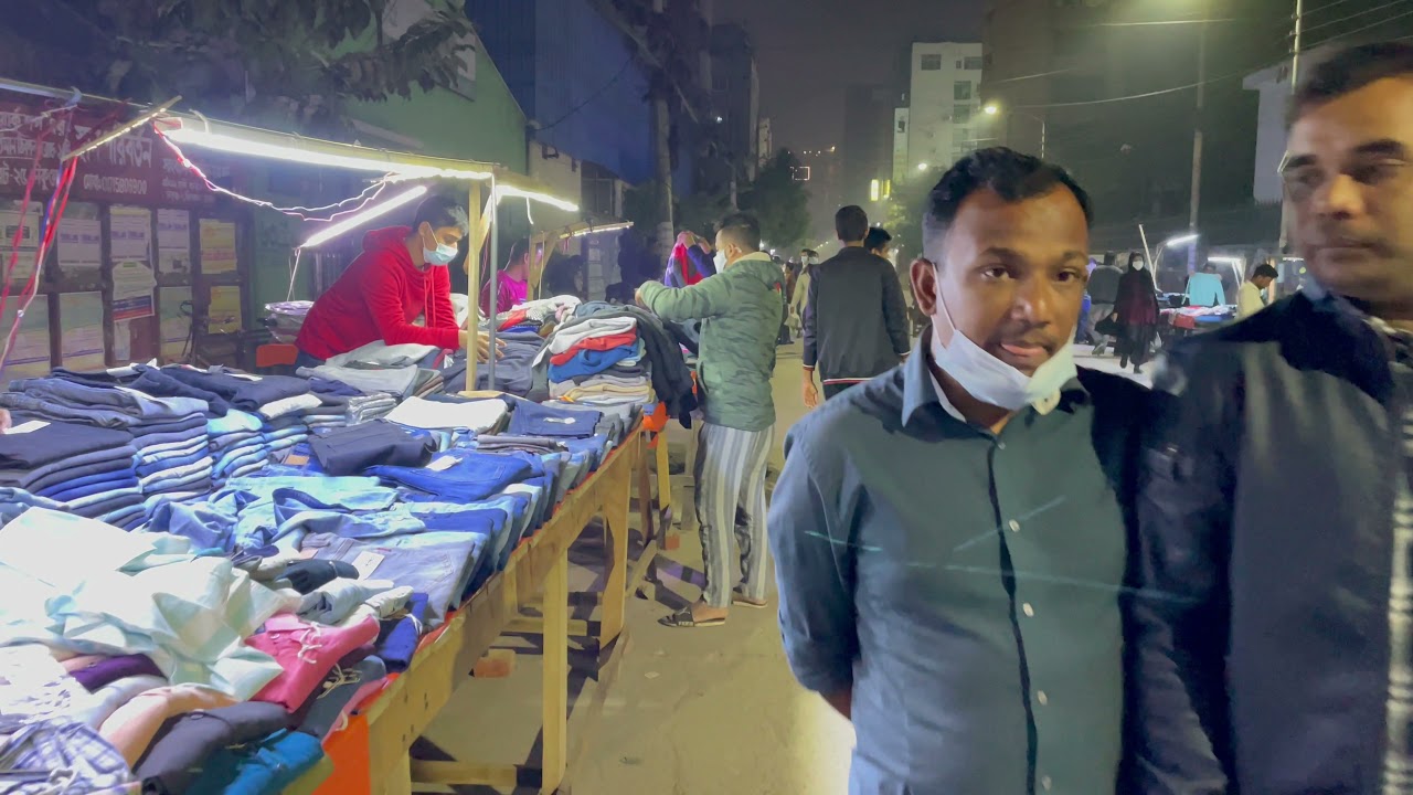 Street market in nikunjo Bangladesh