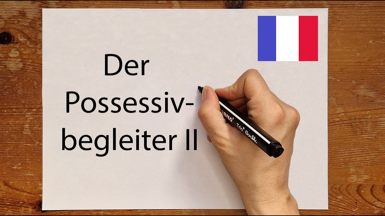 Französisch: Der Possessivbegleiter II - einfach erklärt | #französischlernen