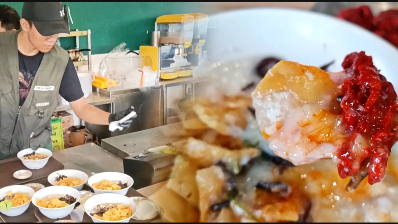 Bubur Ayam Dibawah Pohon (DPR) Rekomendasi Sarapan di Bandung! | Bandung’s Famous Chicken Porridge