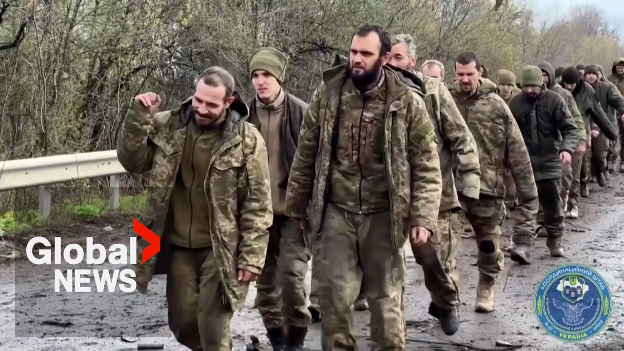 More than 100 Ukrainian prisoners of war freed in Easter exchange with Russia