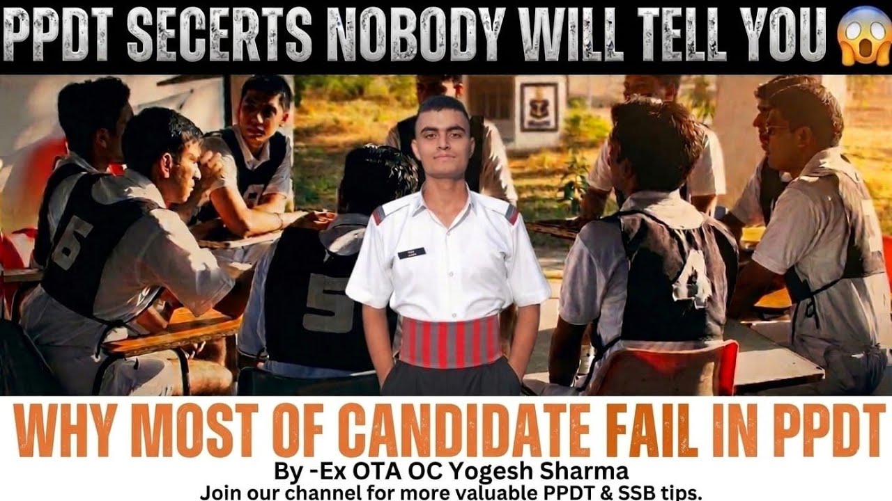 Why 80% Candidates Fail in PPDT? | Real SSB Strategy by EX-OTA YOGESH SHARMA | 