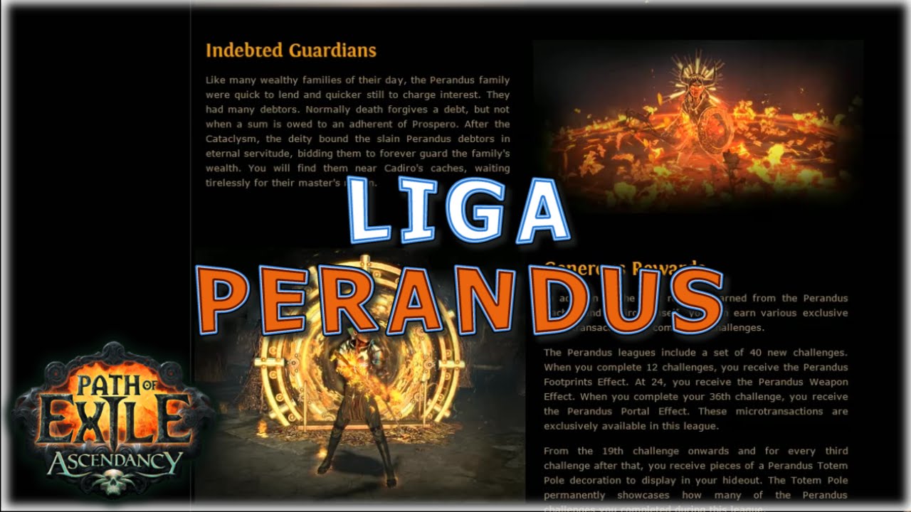 Path of Exile: Perandus League