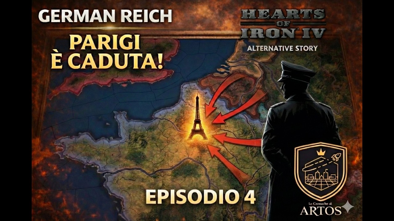 Hearts of Iron IV – La via tedesca | EP.04 – La caduta di Parigi