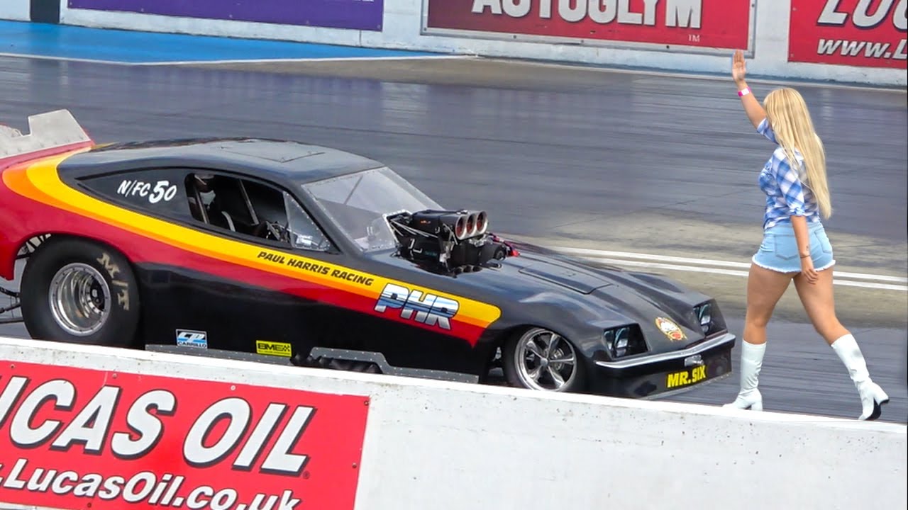 Nostalgia Funny Cars, Slingshots & Altereds | Dragstalgia Cannonball 2023 | Santa Pod Raceway.