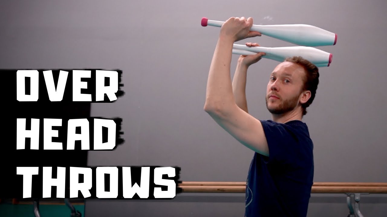 How to juggle OVERHEAD with clubs | Juggling tutorial