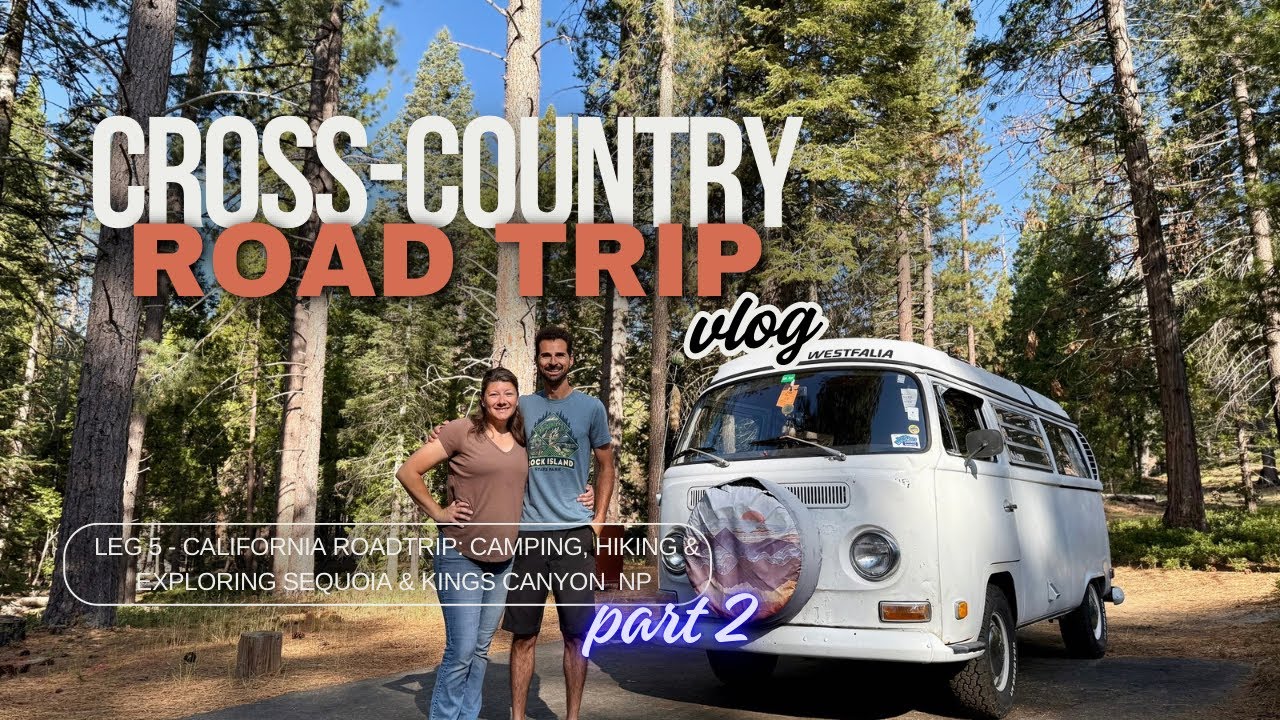 Sequoia & Kings Canyon in a ‘71 VW Bus | 4 Days off grid Camping, Hiking & Exploring California vlog